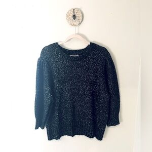 pop sugar cropped cable knit sweater - size XXL (fits like XL)